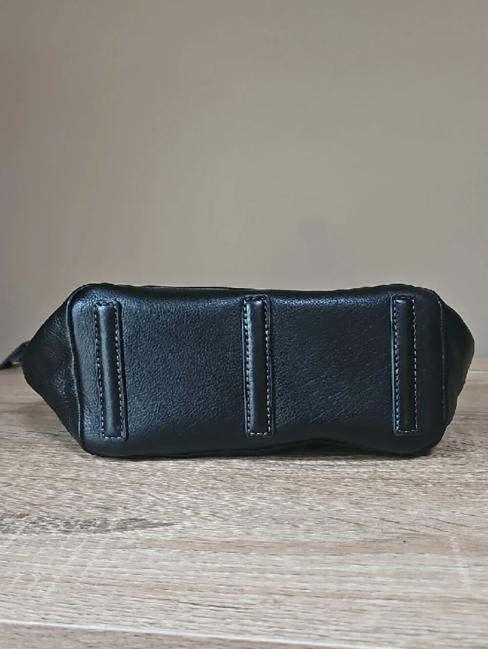 Fossil Emerson Black Leather Satchel with Detachable Strap